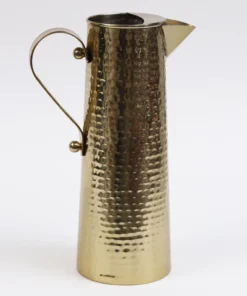 Inspire Me! Home Decor Gold Hammered Texture Pitcher (2 Sizes)