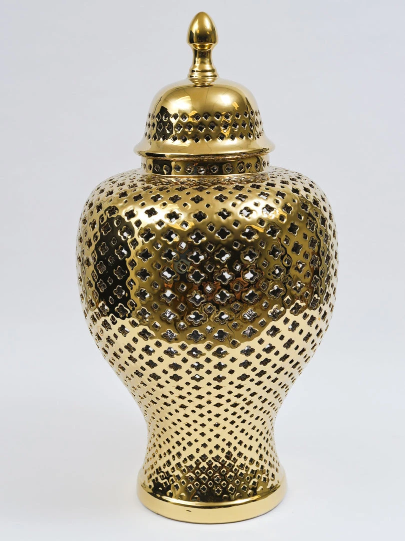 Inspire Me! Home Decor Extra Large 30โ High Elegant Pierced Ginger Jar