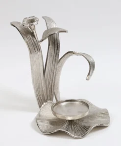 Inspire Me! Home Decor Large Flower Hurricane Candle Holder (2 Colors)