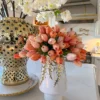 Inspire Me! Home Decor 15" Real Touch Peach Tulip Bundle