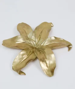 Inspire Me! Home Decor Gold Flower Wall Art