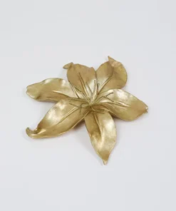 Inspire Me! Home Decor Gold Flower Wall Art