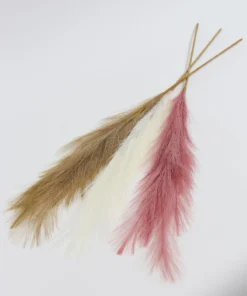 Inspire Me! Home Decor Light Feathered Pampa Grass Stem (4 Colors) Floral Stems
