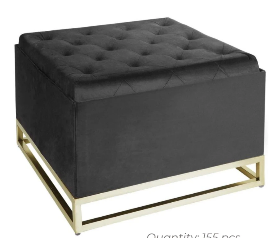 Inspire Me! Home Decor Caroline Storage Ottoman (3 Colors)