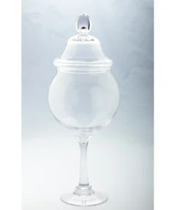 Inspire Me! Home Decor Glass Stem Jar (2 Sizes) Jars