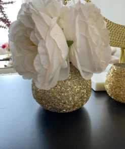 Inspire Me! Home Decor Gold Jeweled Votive (2 Sizes)