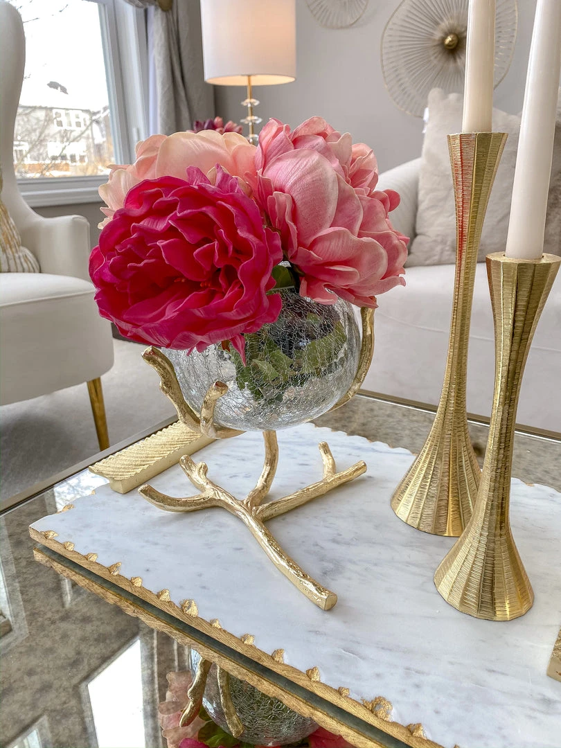 Inspire Me! Home Decor Large Branch Vase With Crackled Glass (2 Colors)