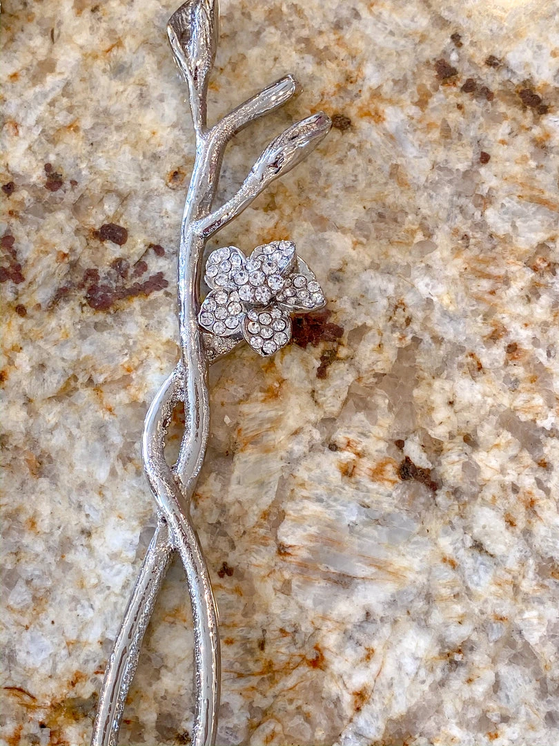 Inspire Me! Home Decor KITCHEN Crystal Detailed Leaf Server Set