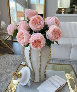 Inspire Me! Home Decor 23.5" Real Touch Pink Rose Stem