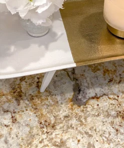 Inspire Me! Home Decor Gold And White Stand