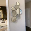 Inspire Me! Home Decor Circle Mirrored Wall Decor (Silver)