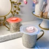 Inspire Me! Home Decor KITCHEN Silicone Rose Mug Lids (Set Of 2)