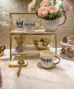 Inspire Me! Home Decor Gold Mom Fuel Mug