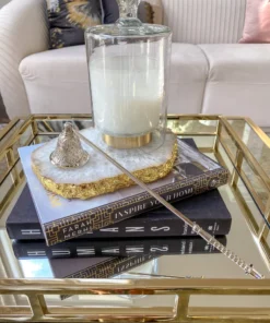 Inspire Me! Home Decor Silver Floral Candle Snuffer