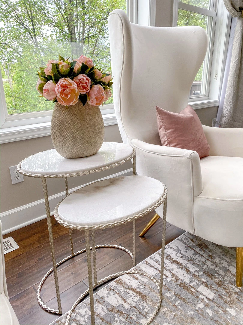 Inspire Me! Home Decor Real Touch Pink Tone Peony Bundle (3 Colors)