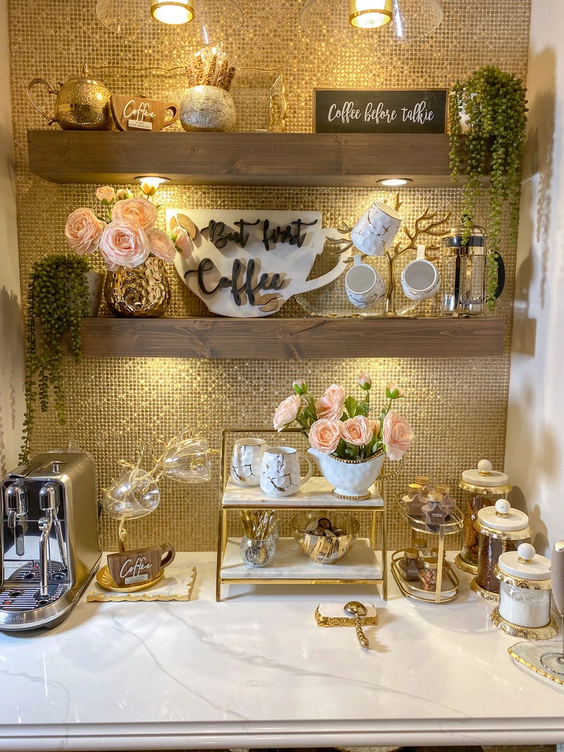 Inspire Me! Home Decor Black And White Wooden Coffee Signs WALL ART & MIRRORS