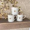 Inspire Me! Home Decor Cream & Gold Sweetheart Mug