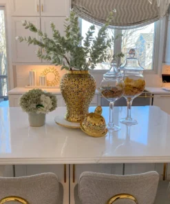 Inspire Me! Home Decor Glass Stem Jar (2 Sizes) Jars