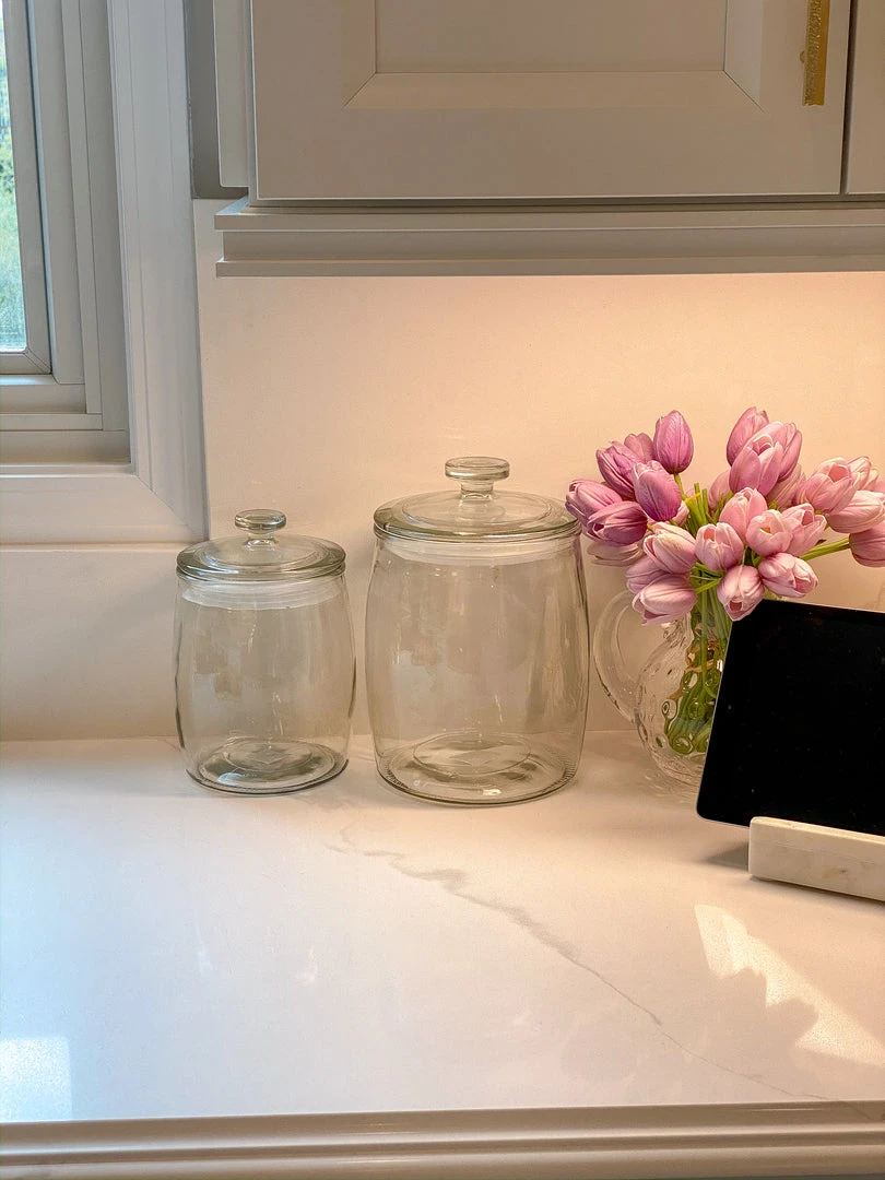 Inspire Me! Home Decor KITCHEN Glass Jar With Airtight Lid (3 Sizes)