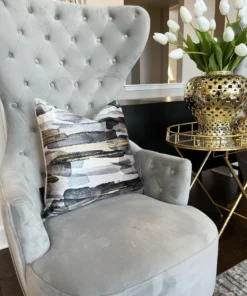 Cloud9d PILLOWS, RUGS, & THROWS Elise Black Gold Pillow - 20