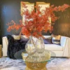 Inspire Me! Home Decor Gold Gilded Leaf Vase (2 Sizes)