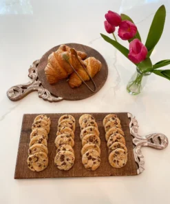 Inspire Me! Home Decor Mango Wood Scroll Handle Serving Trays (2 Styles)