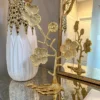 Inspire Me! Home Decor Decorative Gold Floral Branch Sculpture