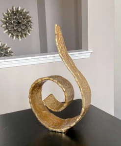 Inspire Me! Home Decor Large Metal Swirl Sculpture (2 Colors)