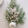 Inspire Me! Home Decor White Pine Spray With Apples & Berries Floral Stems