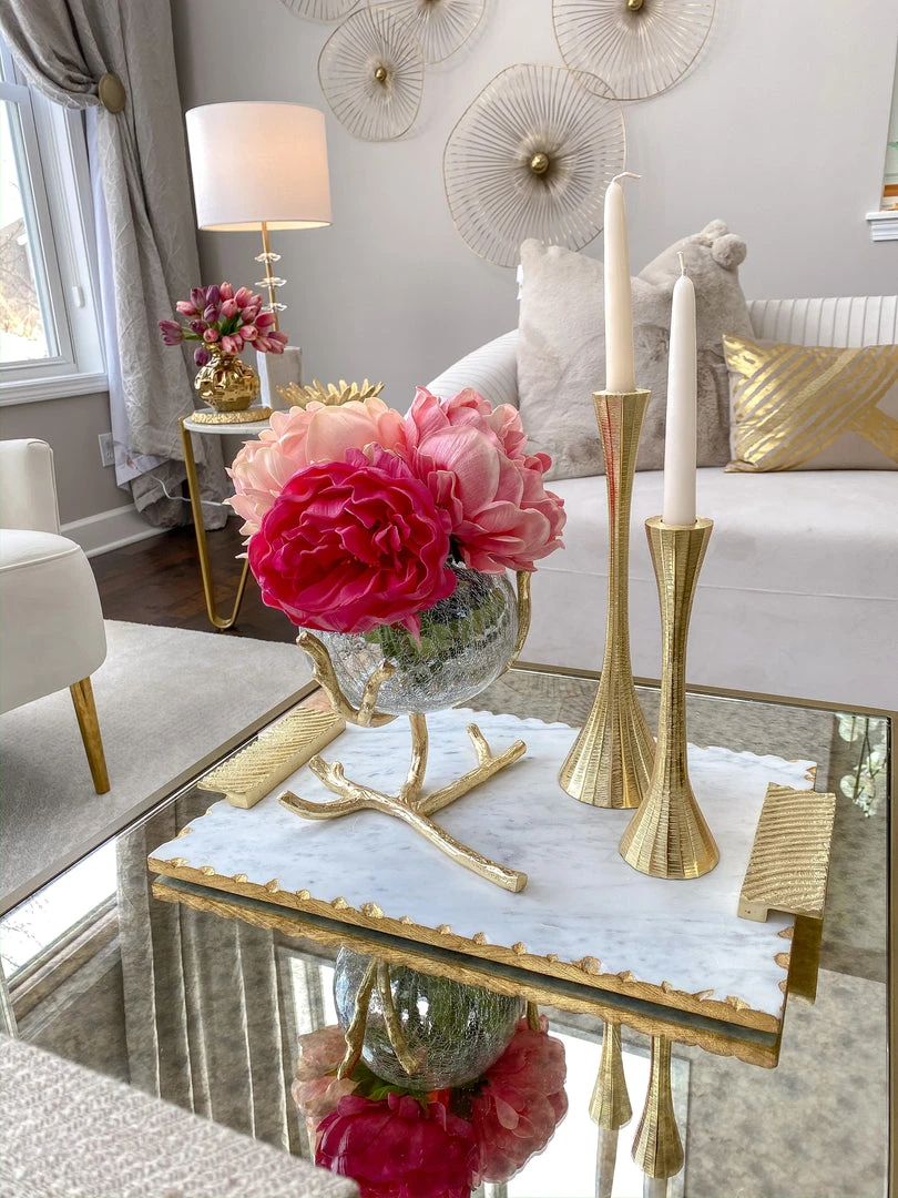 Inspire Me! Home Decor Large Branch Vase With Crackled Glass (2 Colors)