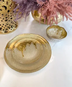 Inspire Me! Home Decor Gold Dipped Dinnerware Collection (Sold Separately)