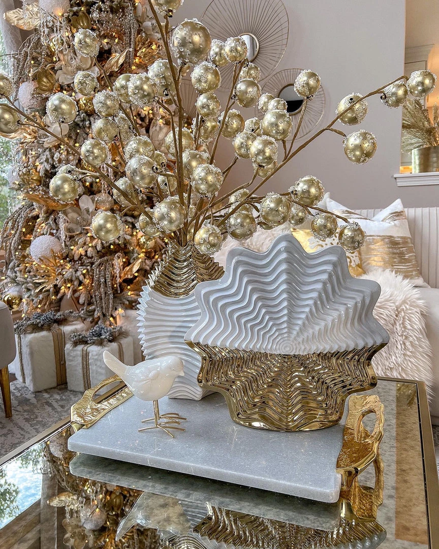 Inspire Me! Home Decor Gold Pearl Orb Spray