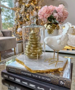 Inspire Me! Home Decor Gold Christmas Tree Candle (2 Sizes)