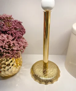 Inspire Me! Home Decor Gold White Top Paper Towel Holder