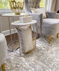 Inspire Me! Home Decor Large Gold Baskets (2 Sizes)