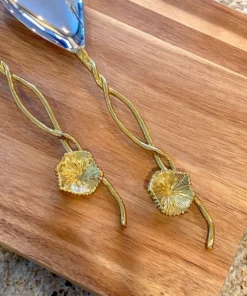 Inspire Me! Home Decor KITCHEN Floral Stem Servers