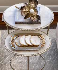 Inspire Me! Home Decor Large Blooming Flower Candle Holder