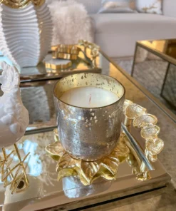 Inspire Me! Home Decor Gold Sunflower Coaster