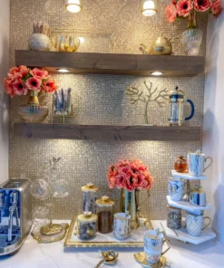 Inspire Me! Home Decor Gold Hammered Texture Pitcher (2 Sizes)