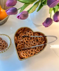 Inspire Me! Home Decor Gold Heart Bowl (2 Colors)