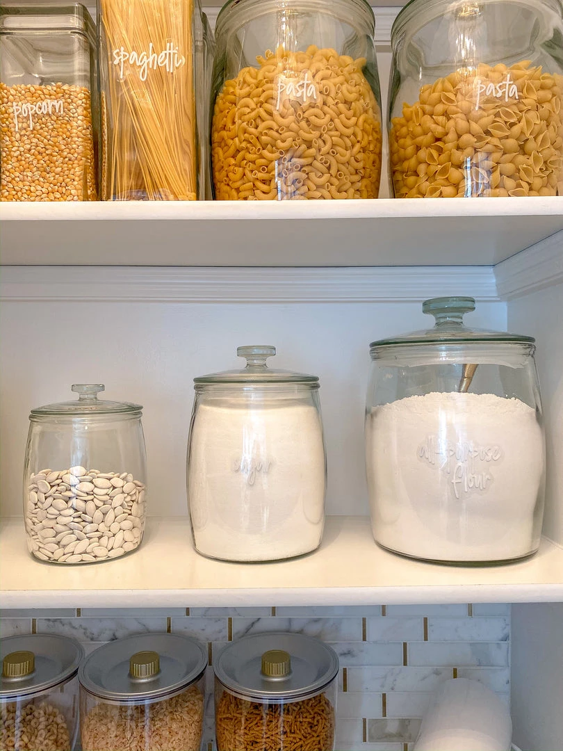 Inspire Me! Home Decor KITCHEN Glass Jar With Airtight Lid (3 Sizes)