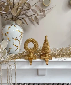 Inspire Me! Home Decor Gold Stocking Holders (2 Styles)