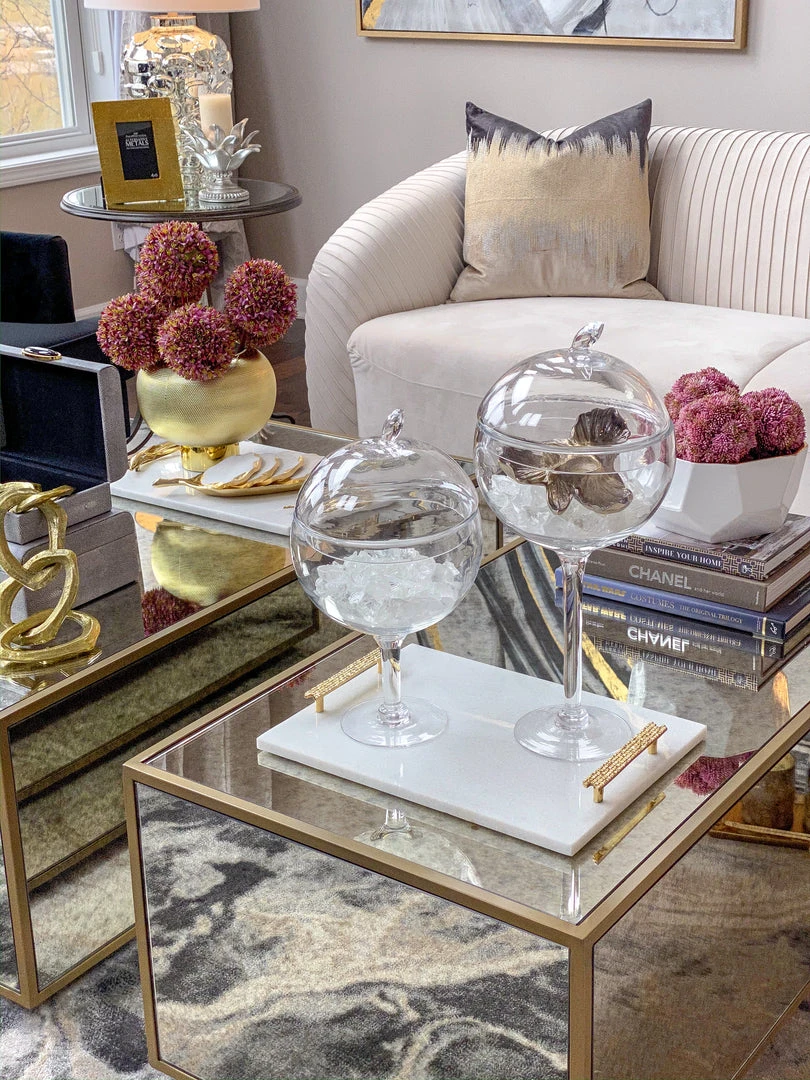 Inspire Me! Home Decor Glass Stem Jar (2 Sizes)