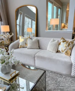 Cloud9d PILLOWS, RUGS, & THROWS Serena Beige Pillow - 20