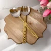Inspire Me! Home Decor Gold Chain Salad Servers