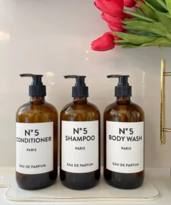 Inspire Me! Home Decor Amber Glass Bottle (3 Styles)