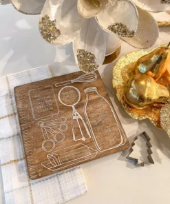 Inspire Me! Home Decor Wooden Measurement Trivet