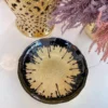 Inspire Me! Home Decor Black Dipped Large Gold Bowl