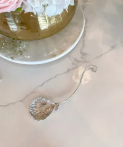 Inspire Me! Home Decor Silver Flower Petal Spoon Rest ( 2 Sizes )