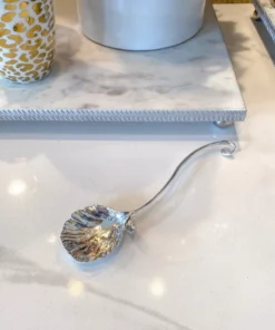 Inspire Me! Home Decor Silver Flower Petal Spoon Rest ( 2 Sizes )